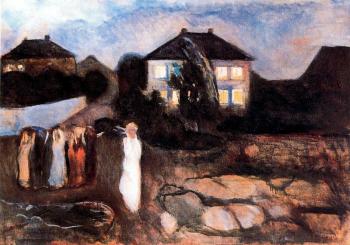 Edvard Munch : The Storm II